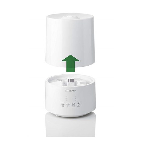 Medisana | AH 661 | Air Humidifier | Humidifier | 75 W | Water tank capacity 3.5 L | White - 4